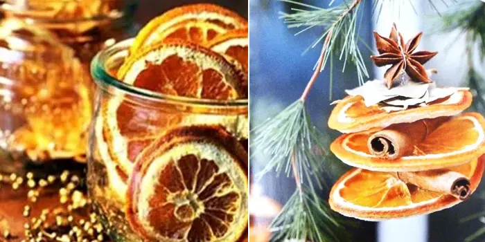Ідеї декору з сушеними апельсинами